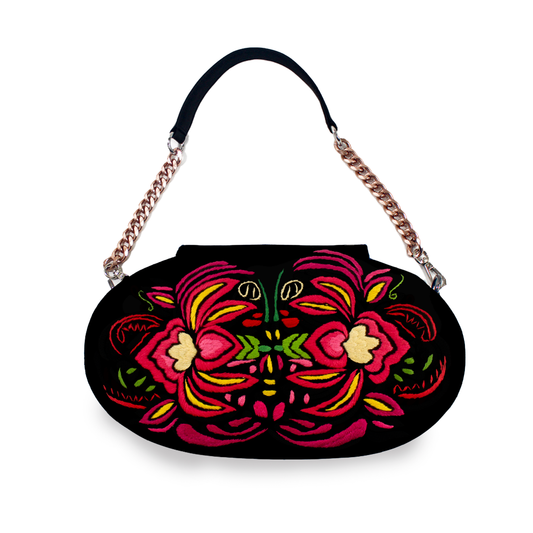 Oval Cocktail Bag - Boreal Magenta