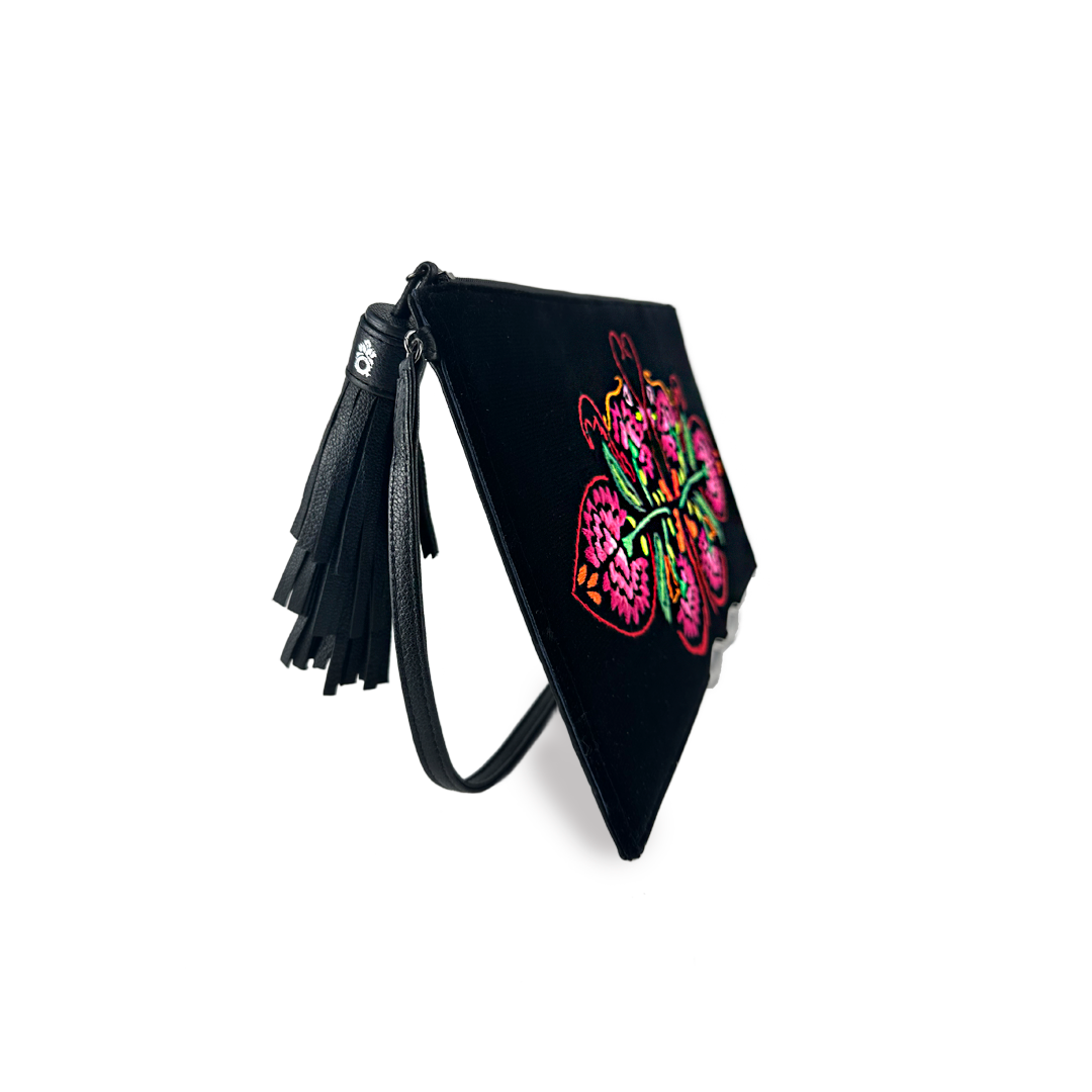 Medium Party Clutch - Boreal Magenta