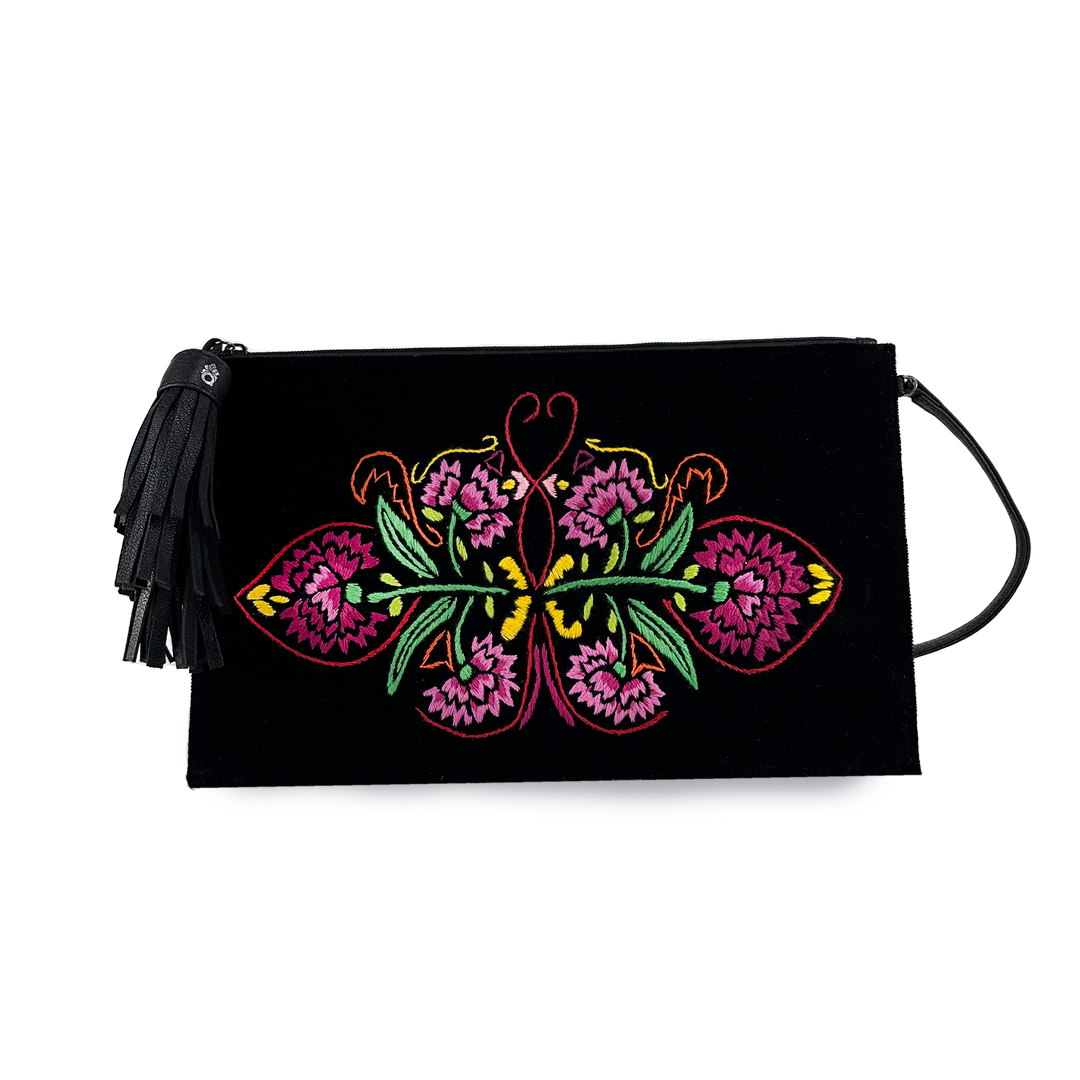 Medium Party Clutch - Boreal Violet