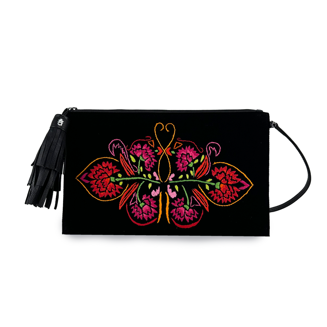 Medium Party Clutch - Northern Reddish